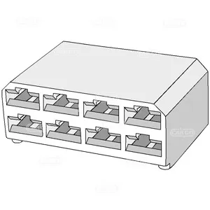 Multiplugg, 8-Pol hona