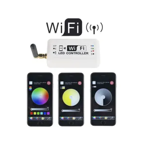 LED PWM Dimmer 12-24V 6A WiFi RGB