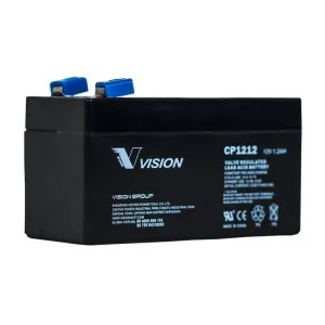 Batteri AGM 12V 1.2Ah Vision