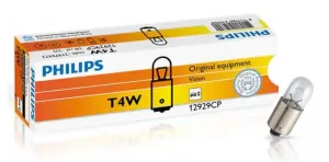 Glödlampa 12V T4W BA9s Philips