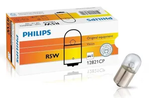 Glödlampa 12V R5W BA15s Philips