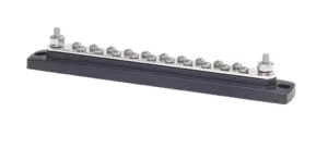 Kopplingsplint BusBar 2x20 bult svart