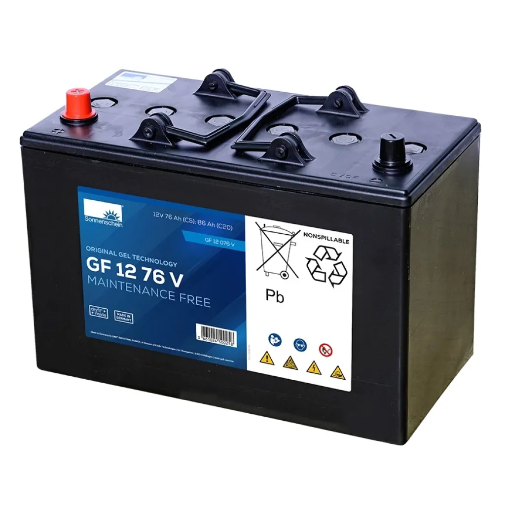 Batteri Sonnenschein GEL 12V, 76Ah