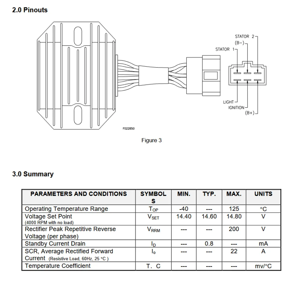 Regulator och diodbrygga 12V