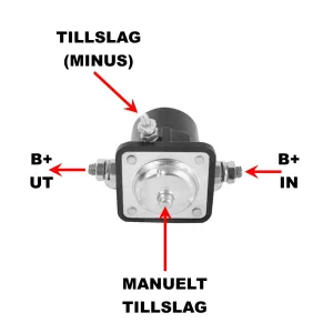 Startrelä 6V (1-Polig)