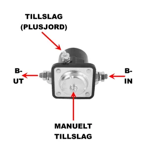 Startrelä 6V (1-Polig)