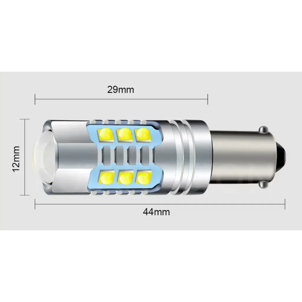 BAX9S LED Canbus 5 SMD Vit