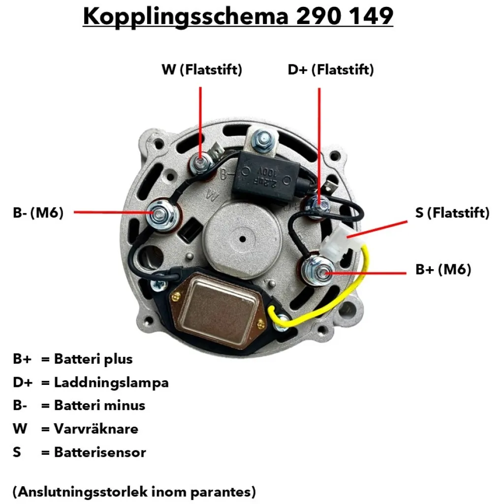 Generator 12V 120A (2-polig)