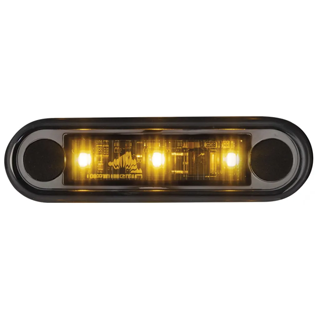 LED Positionsljus smoke 10-36V gul