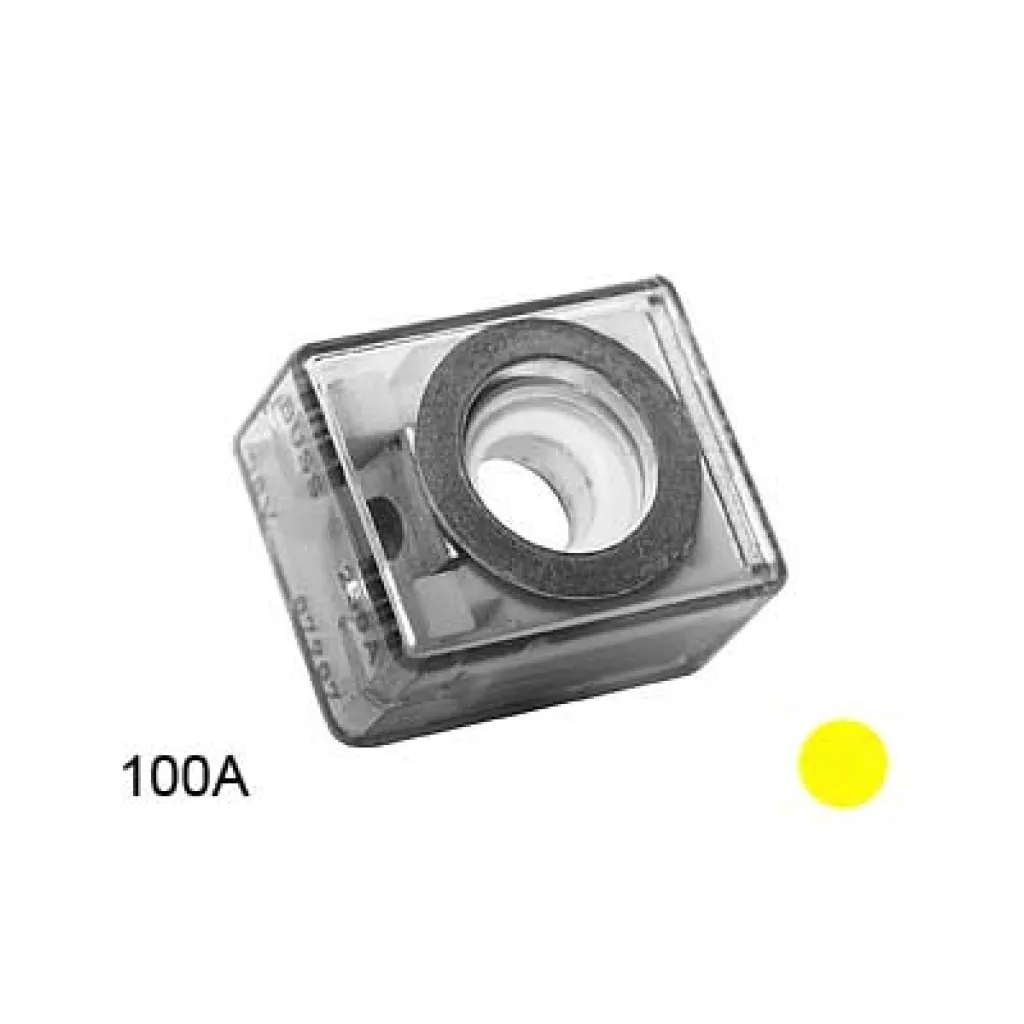 Säkring Terminal 58V 100A, Gul BLUE SEA
