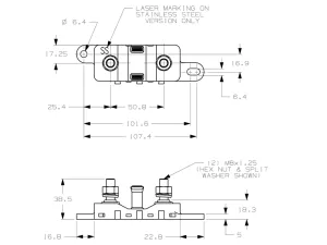 Säkringshållare för megasäkringar MEGA® Flex