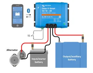 Spänningsomvandlare DC-DC Laddare 12-12 18A