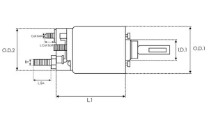 Solenoid Hitachi 24V