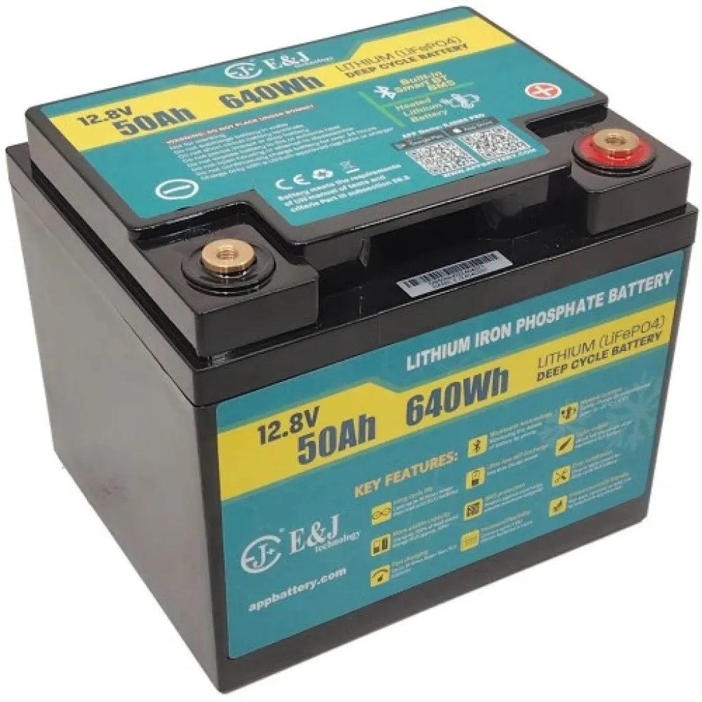 E&J Batteri Litium 50Ah-Heat Bluetooth