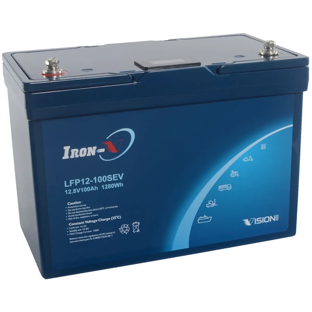 Batteri Vision Litium 12V 100Ah Heat - BT