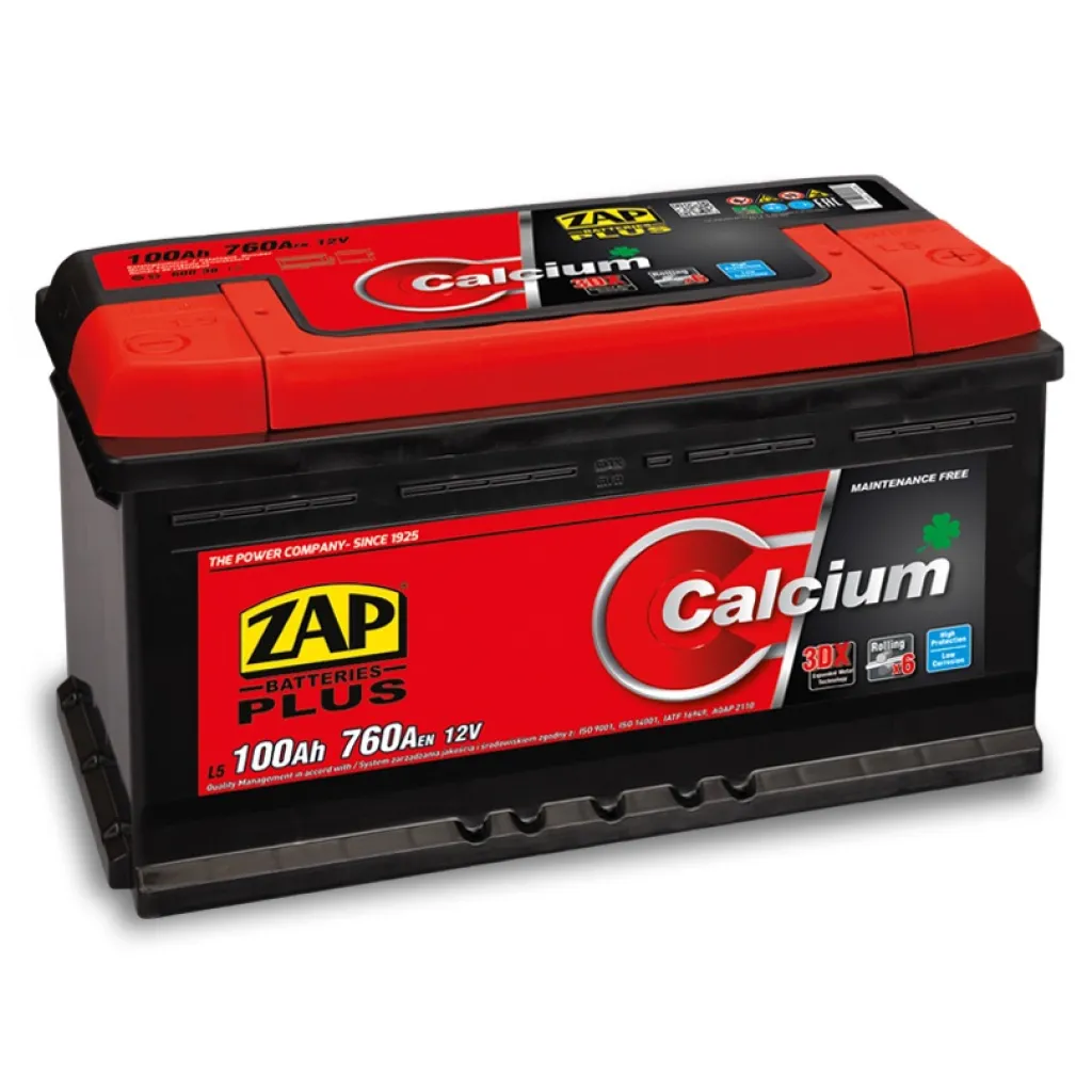 Batteri 12V 100Ah 760CCA ZAP