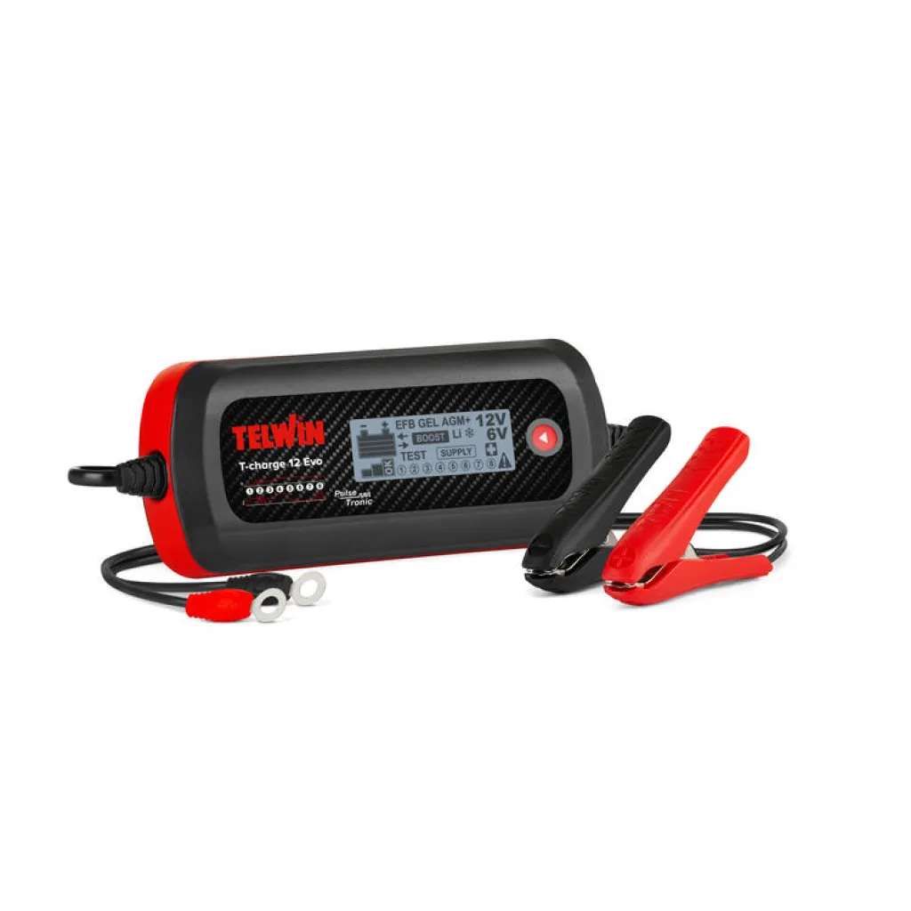 Batteriladdare Telwin T-Charge 12 EVO 4A, 6-12V