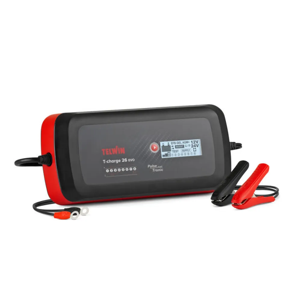 Batteriladdare Telwin T-Charge 26 EVO 16A, 12-24V